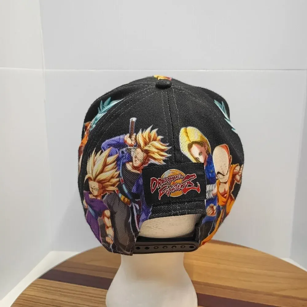 Dragon Ball Fighter Z FighterZ Super Men's Snapback Hat Cap Full Color